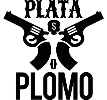 T-shirts plata plomo armes - TenStickers