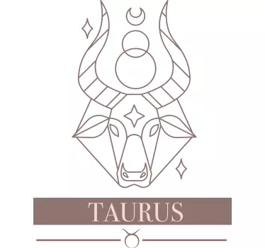 T-shirts taureau minimaliste graphique - TenStickers