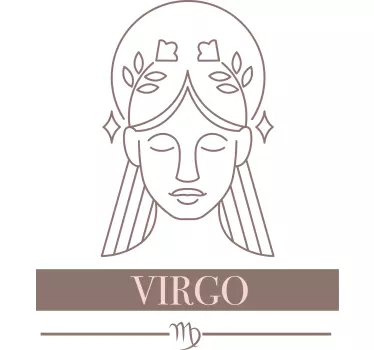 T-shirts symbole du zodiaque vierge - TenStickers