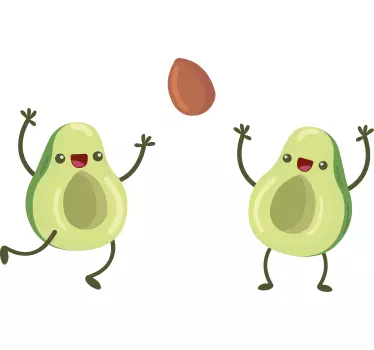 Tee-shirt enfant personnages avocat sautants - TenStickers