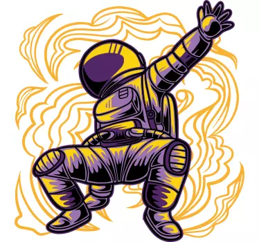 T-shirts aventure spatiale des astronautes - TenStickers