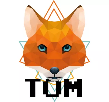 Tee-shirt enfant illustration de personnage renard - TenStickers