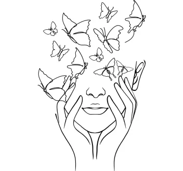 T-shirts papillons et douceur - TenStickers