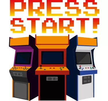 T-shirts machines d'arcade rétro - TenStickers