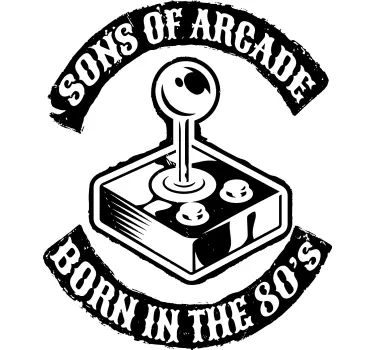 T-shirts les gamers des années 80 unis - TenStickers