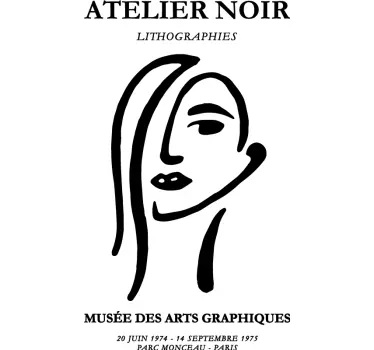 T-shirt affiche exposition lithographie - TenStickers