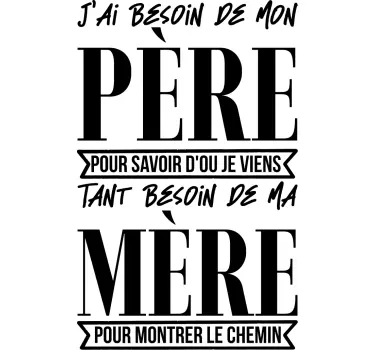 T-shirt Musique Paroles de chanson Besoin de - TenStickers