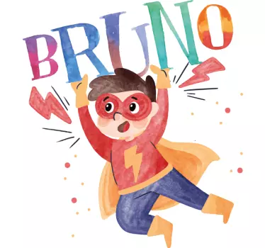 T-shirt personnalisé Enfant Super-Héros - TenStickers
