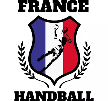 T-shirt sur le thème du handball français - TenStickers