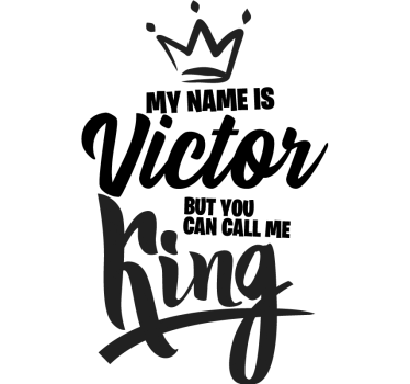 T-shirt personnalisé appelez-moi roi - TenStickers