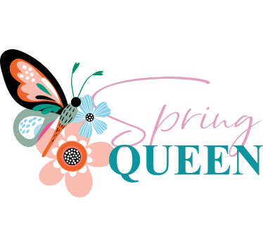 T-shirt pour mère et fille princesse et reine du printemps - TenStickers