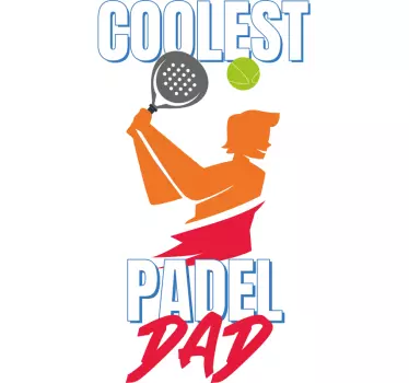 T-shirts papa le plus cool des pagaies - TenStickers