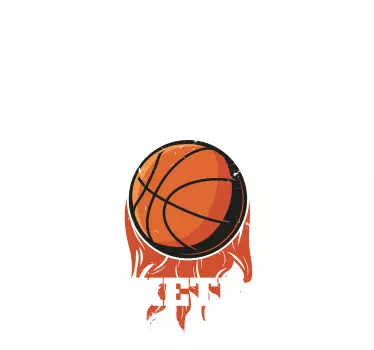 T-shirts le basket est mon jeu - TenStickers