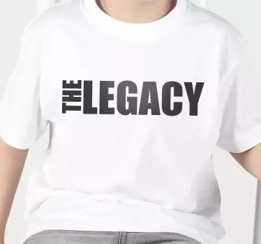 T-shirts déclaration légendaire blanche - TenStickers