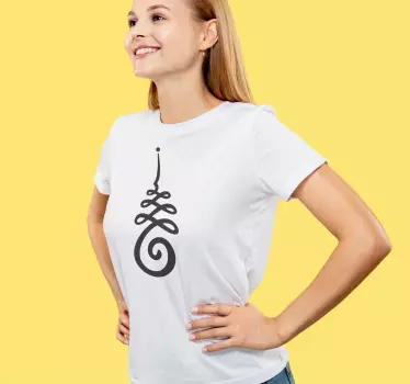 Tee-shirt avec le symbole Unalome - TenStickers