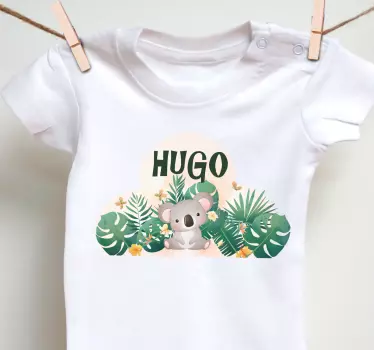 T-shirt bébé koala mignon en train de câliner - TenStickers