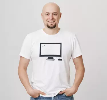 Tee-shirt code d'ordinateur - TenStickers