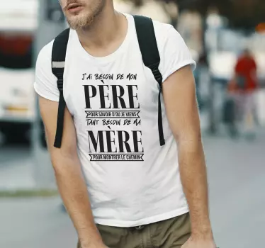 T-shirt Musique Paroles de chanson Besoin de - TenStickers