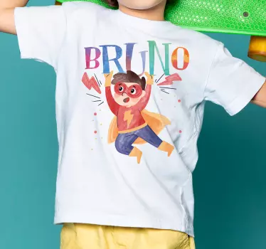 T-shirt personnalisé Enfant Super-Héros - TenStickers