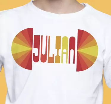 T-shirts affichage de nom coloré - TenStickers