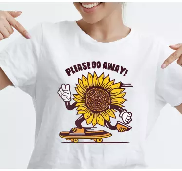 T-shirts ambiance skateboard tournesol - TenStickers