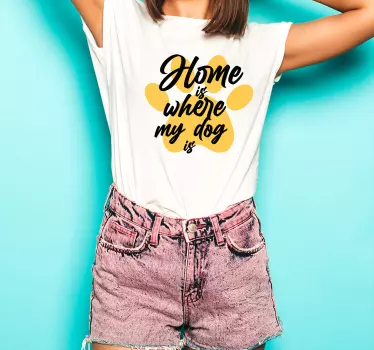 T-shirts amour des pattes à la maison - TenStickers