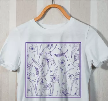 T-shirts arrangement de motifs botaniques - TenStickers