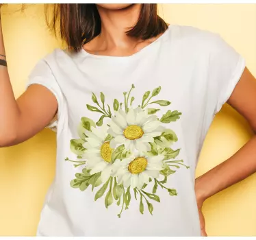 T-shirts arrangement floral marguerite - TenStickers
