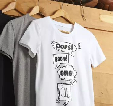 T-shirts bulles de parole expressives - TenStickers