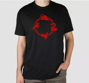 T-shirts cercle des créatures - TenStickers