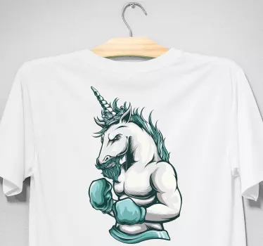 T-shirts champion licorne de boxe - TenStickers