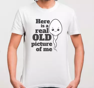 T-shirts chemise avec une vraie vieille photo - TenStickers