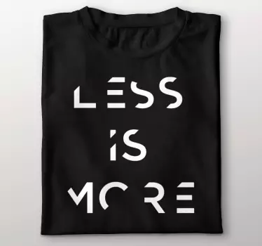 T-shirts citation minimaliste - TenStickers
