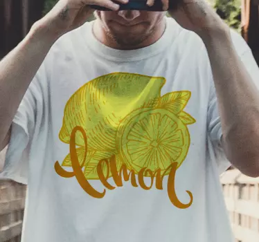 T-shirts concept de fruit citron - TenStickers