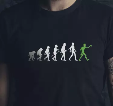 T-shirts concept d'Évolution zombie - TenStickers