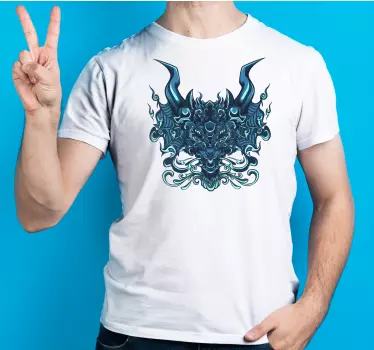 T-shirts créature cornue sauvage - TenStickers