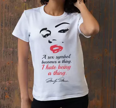 T-shirts déclaration de lèvres audacieuses - TenStickers