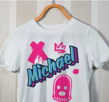 T-shirts déclaration de nom audacieuse - TenStickers