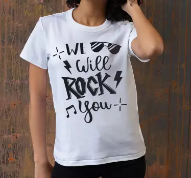 T-shirts déclaration d'hymne rock - TenStickers