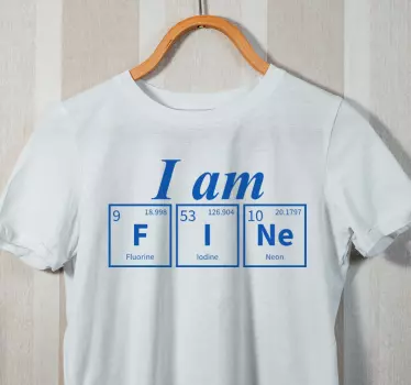 T-shirts déclaration je vais bien - TenStickers