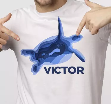 T-shirts design animalier océanique - TenStickers