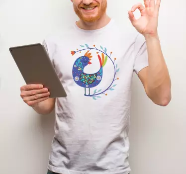 T-shirts design d'oiseaux colorés - TenStickers