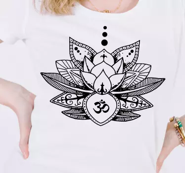 T-shirts design fleur de lotus - TenStickers