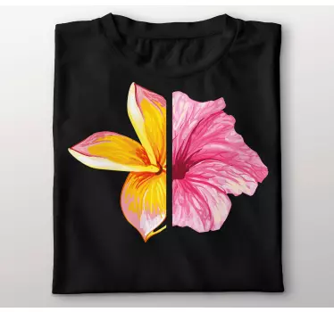 T-shirts design floral Éclaté - TenStickers
