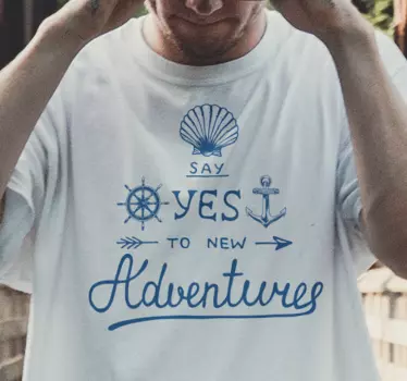 T-shirts dis oui nouvelles aventures - TenStickers