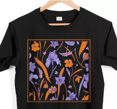 T-shirts Élégance motif floral - TenStickers