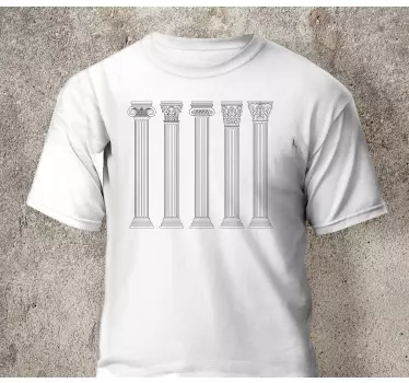 T-shirts Éléments de colonne classiques - TenStickers