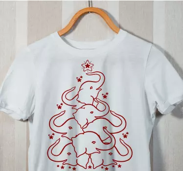 T-shirts Éléphant arbre Étoiles - TenStickers