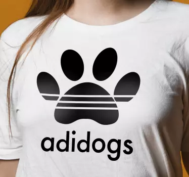 T-shirts empreinte de patte - TenStickers