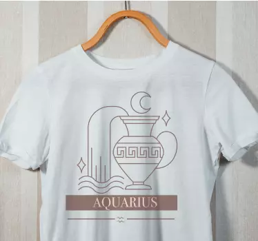 T-shirts esthétique du zodiaque verseau - TenStickers